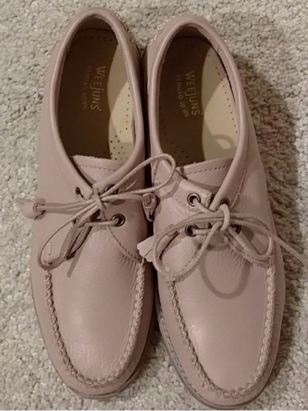 Clark’s weejuns Winnie Pink Leather Tassel Oxford 9 - Picture 2 of 11